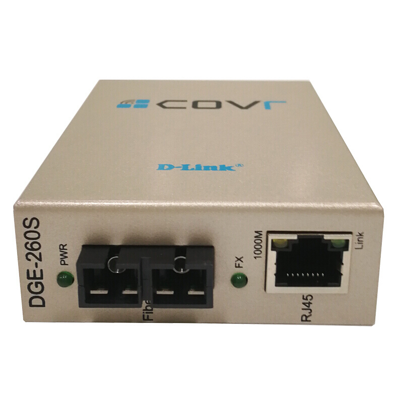 友讯(D-Link)DFE-160S 光纤收发器 光电转换器 百兆 单模 双芯 单位:个