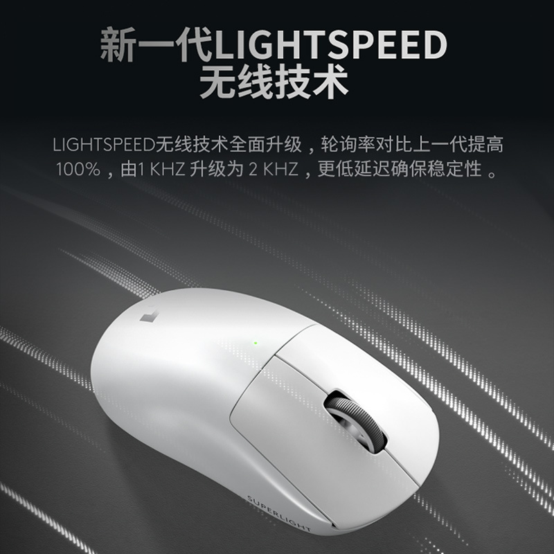 罗技(Logitech)GPW3代无线游戏鼠标-粉色