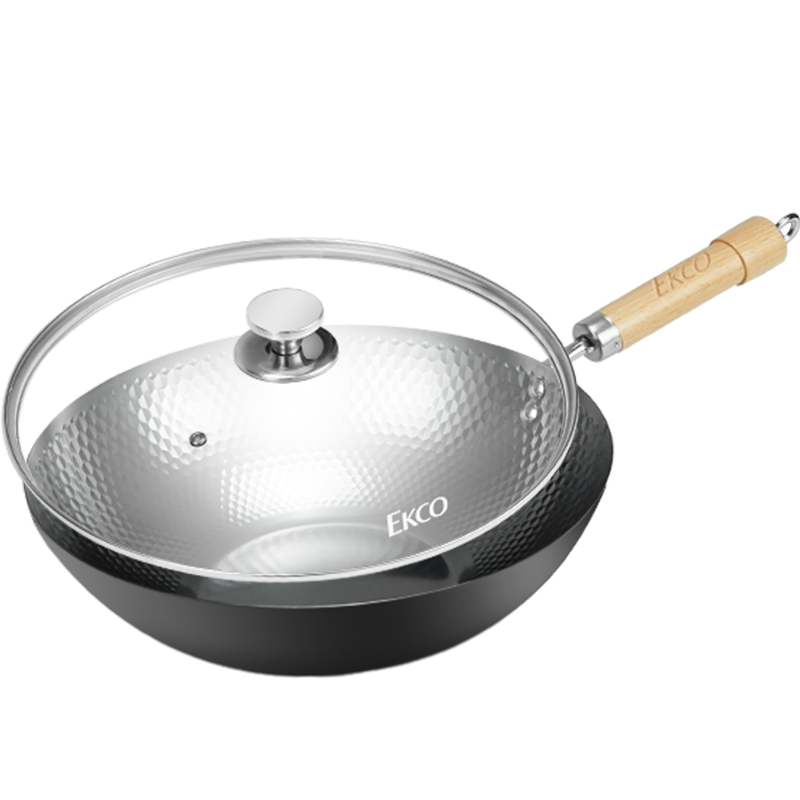 EKCO极之铁炒锅32cm EK-JZT01ZX/KZ高清大图