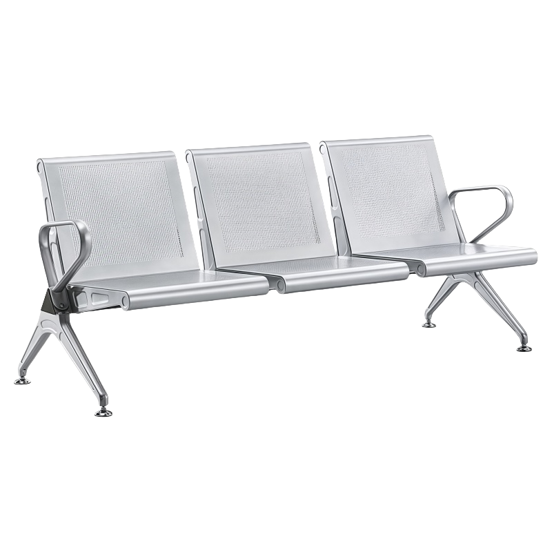 珂洋 不锈钢等候椅 三人位 张高清大图