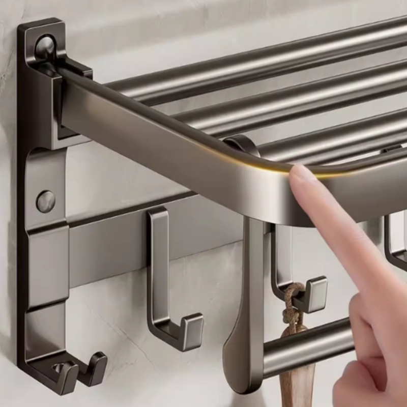 伟樽折叠毛巾架50*15*22cm个高清大图