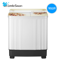 Littleswan/小天鹅 TP100-CJ988 双缸双桶筒半自动老式洗衣机10公斤洗涤容量/7.5kg脱水容量