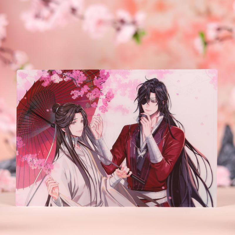 光栅收藏卡 [正版]BEMOE《天官赐福》动画 繁花倾心光栅收藏卡收藏色纸马口铁徽章高清大图