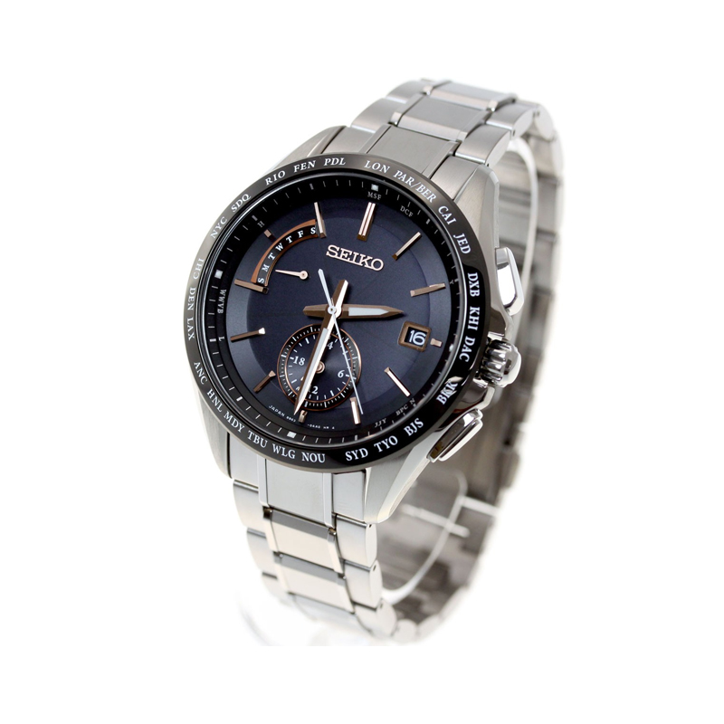 精工(seiko)brightz saga系列saga243光动能男表6局电波接收蓝宝石