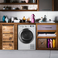 倍科(beko) DPY8505GXSB1 8公斤 全自动滚筒干衣机烘干机 热泵式干衣机 欧洲原装进口(银色)