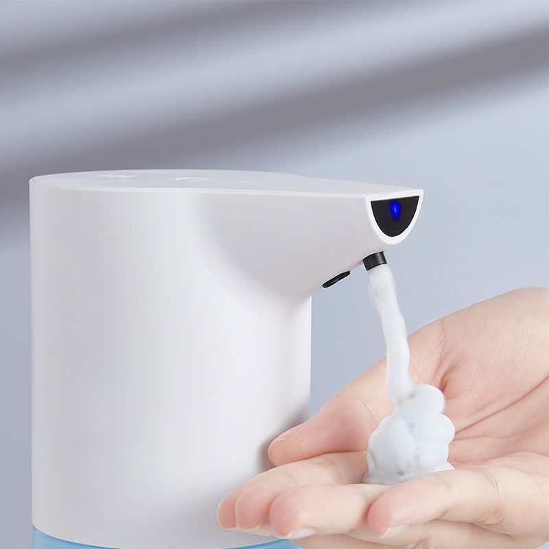 洗手液自动感应器泡沫机免打孔家用儿童泡腾片杀菌消毒壁挂式智能白色