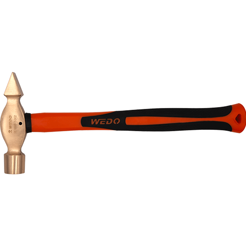 WEDO维度工具 防爆工具 铝青铜 铍青铜 防爆装柄扁尾锤 大锤 铜锤 锤子 无火花无磁高清大图