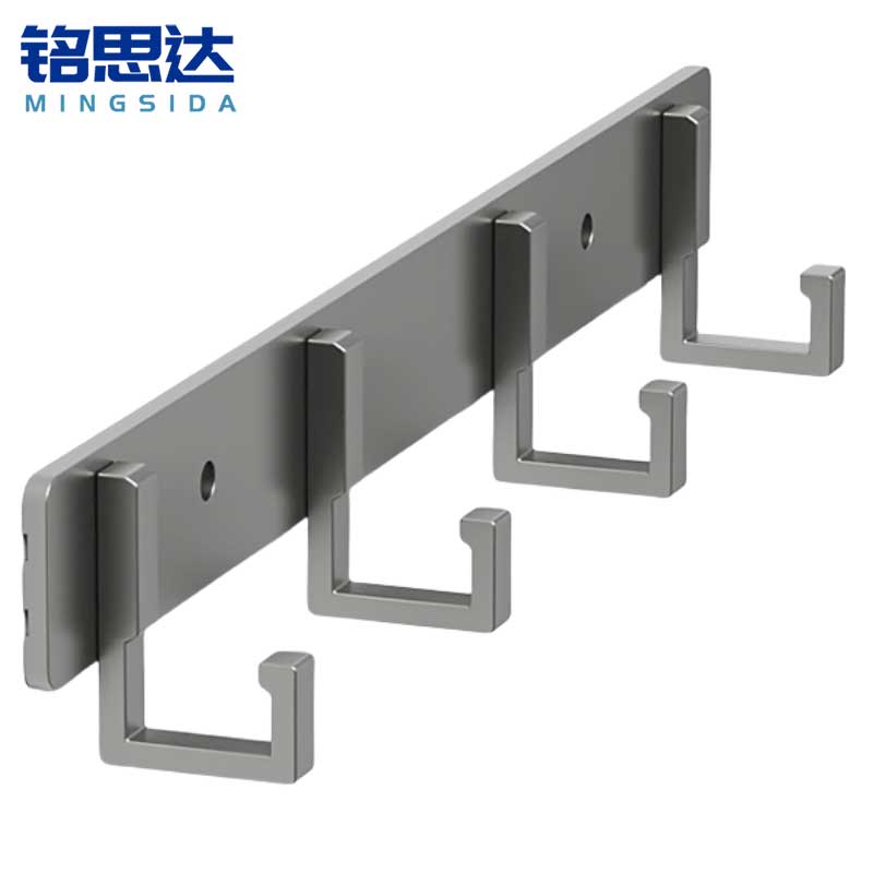 铭思达挂衣钩枪灰色4钩个
