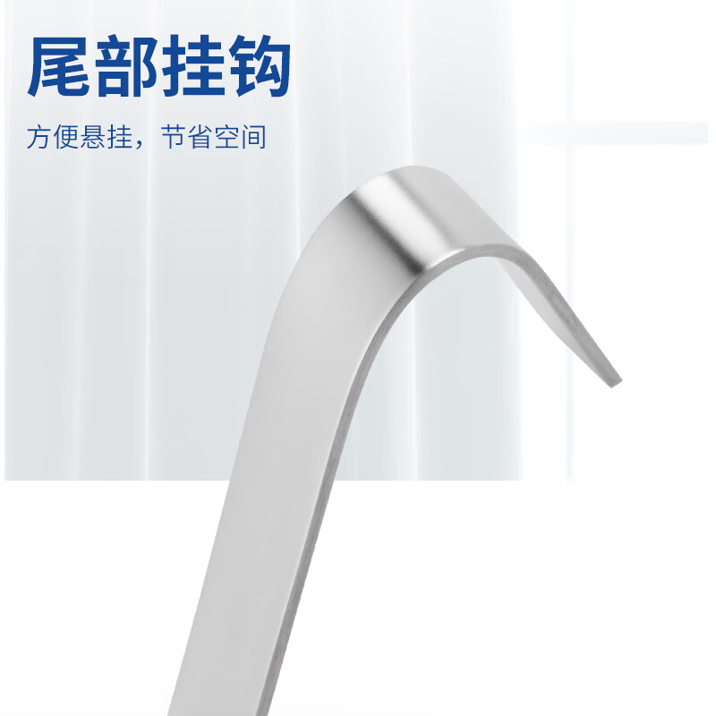 新力士干式自助餐带钩长孔厨匙M411PA高清大图