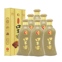 [酒厂直营]口子窖5年型五年型46度400ML*6瓶兼香型白酒整箱装口子酒