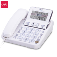 得力789(deli)电话机座机固定电话办公家用翻转翘头可接