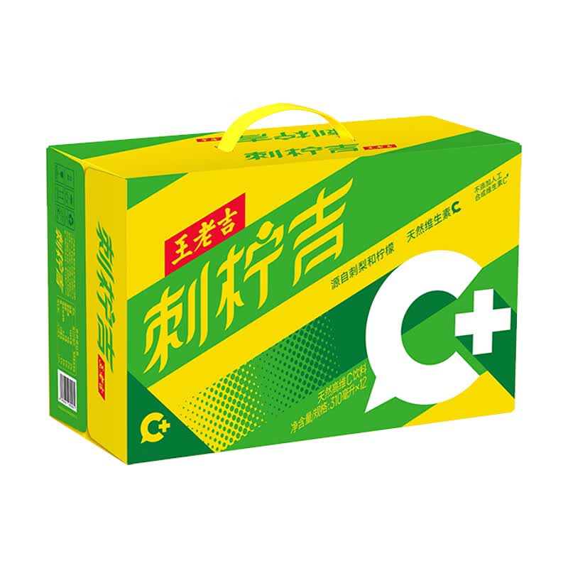王老吉 刺柠吉天然高维C+饮料310ml*12罐高清大图