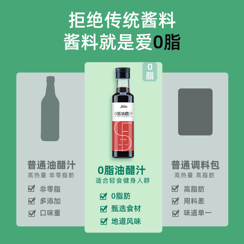 日式油醋汁0脂肪零脂肪轻食无脂肪沙拉酱低脂酱料蔬菜沙拉脱脂高清大图