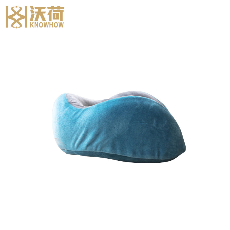 沃荷(KnowHow)泰国进口天然乳胶U型枕头护颈枕旅行汽车枕飞机枕颈枕U形护脖颈椎午睡