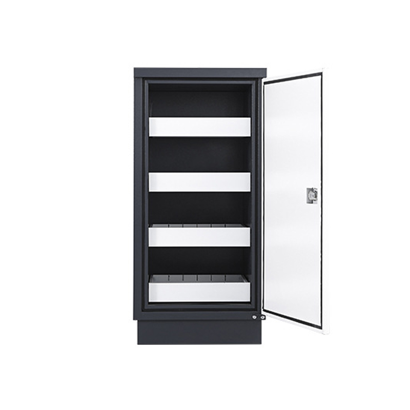 班龙档案防磁柜电子锁 四抽台高清大图