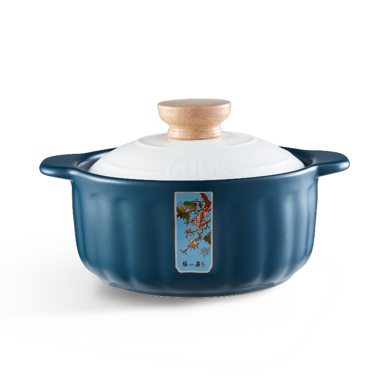 张小泉 瓷心蓝韵煲2.8L C33060200高清大图