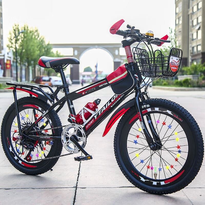 儿童自行车6 8 9 10 121 5岁男孩女孩山地越野赛车中小学生18 20 22 24 26寸高清大图