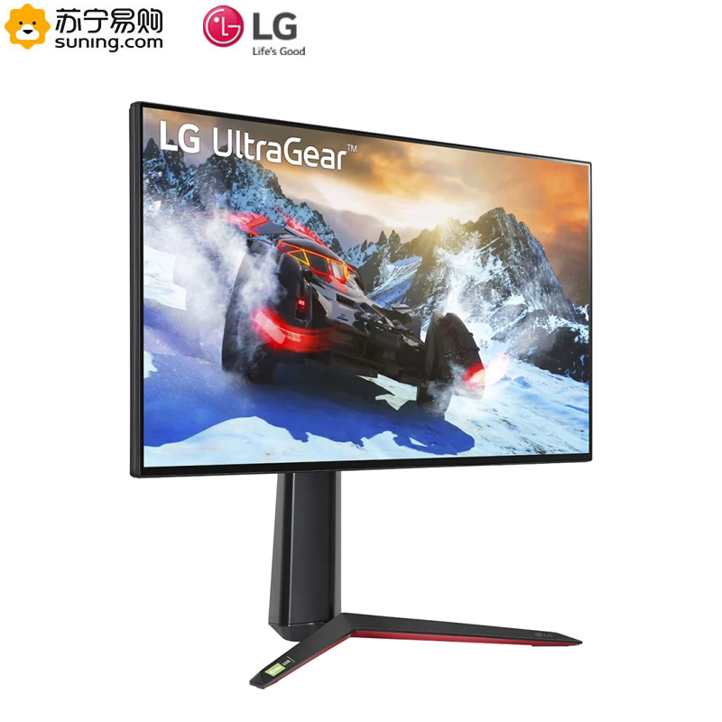 LG 27英寸 4K 160Hz(超频) HDMI2.1 NanoIPS HDR600 10.7亿色 硬件校准 适用PS5 设计师 电竞显示器 27GP95R