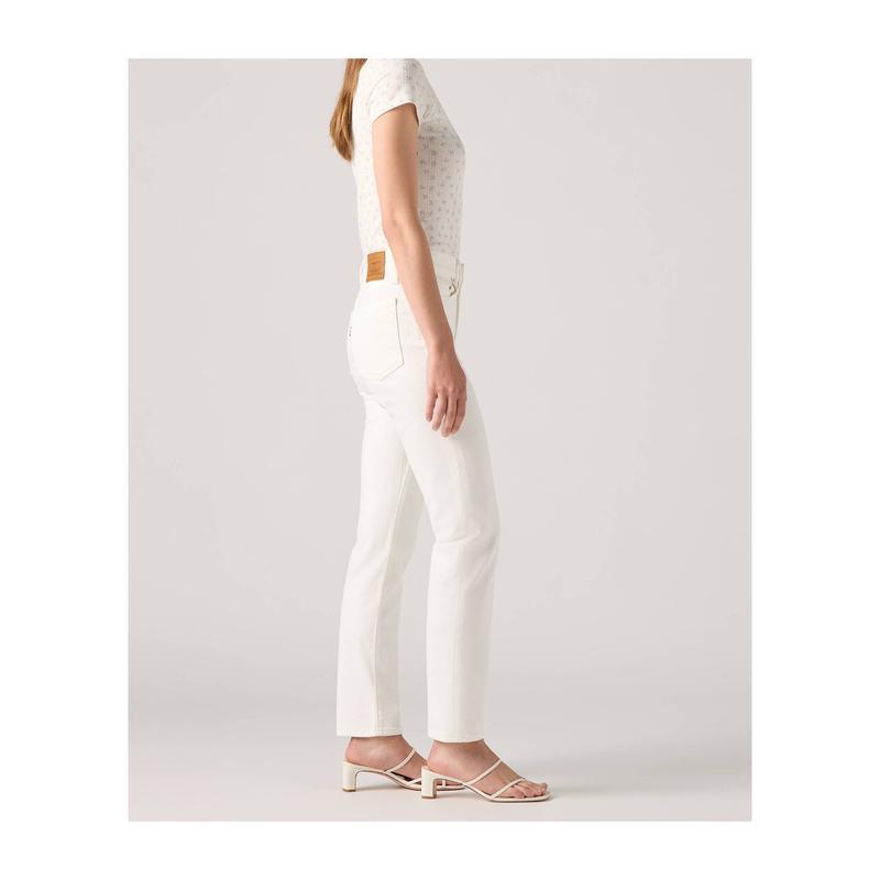 Levi’s女士高腰直筒牛仔裤时尚舒适五口袋设计休闲百搭