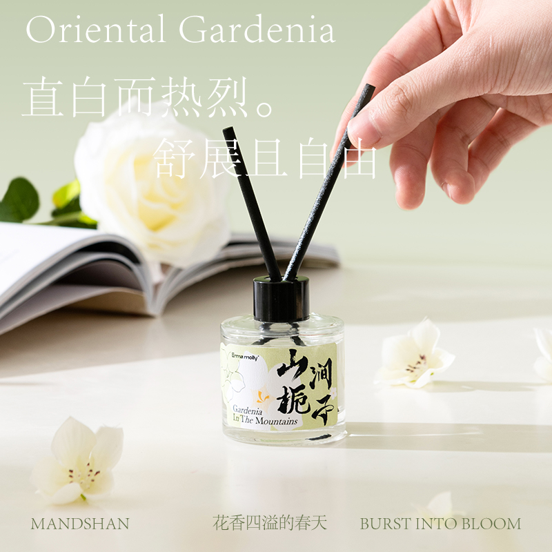 艾玛莫莉SJZZ001-Q-002 山涧栀子香薰礼盒高清大图