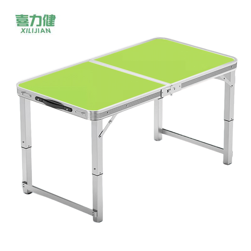 喜力健 户外折叠摆摊桌 120*60*75CM-绿色 张高清大图