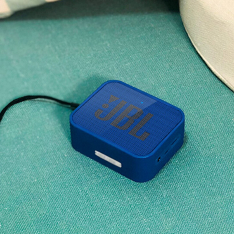 JBL Go Player 音乐金库 蓝牙音箱 低音炮 户外便携音响 迷你小音箱 收音机 可插TF卡 免提通话 宝石蓝