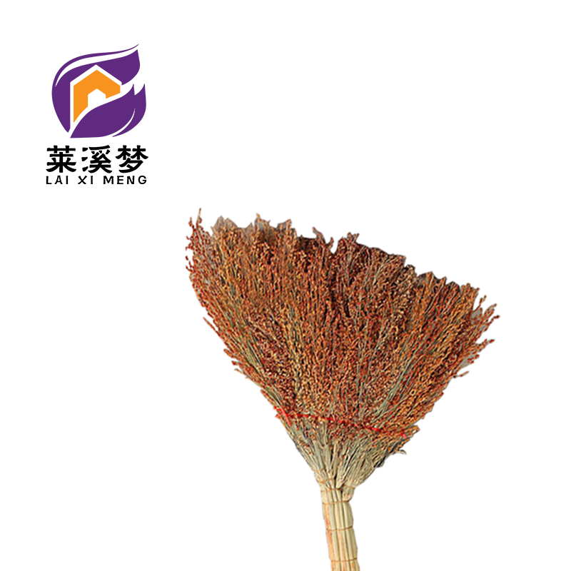 高粱笤帚(扫把)带壳 大号 把高清大图
