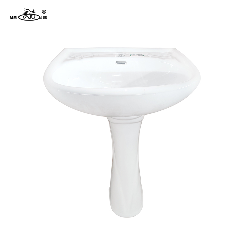 美洁(MEIJIE) 立柱盆 阳台卫生间洗手盆 洗脸盆 LM20-12 一套
