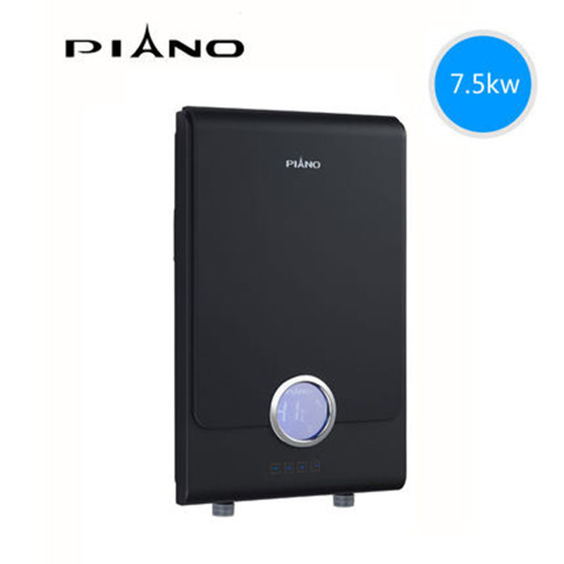PIANO/皮阿诺 P5-7.5kw 香榭里 即热式电热水器 水电分离 轻薄速热节能 微电脑式