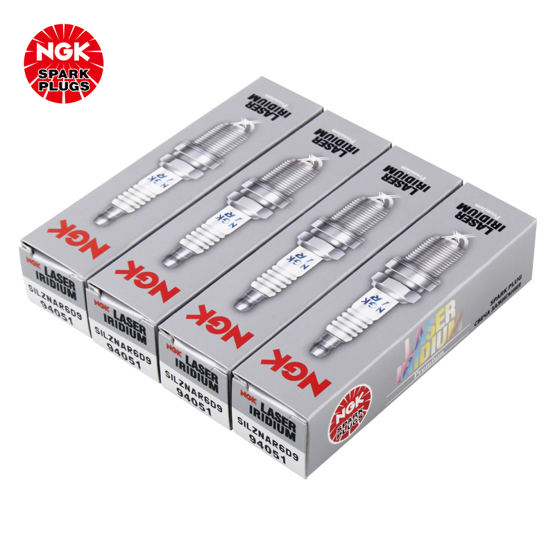 NGK 铱铂金火花塞 SILZNAR6D9 94051 四支装 雪佛兰科鲁兹1.5L别克威朗1.5L