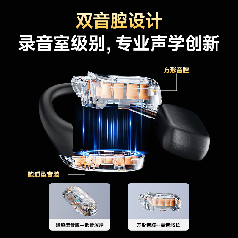 飞利浦(PHILIPS)TAT5739 蓝牙耳机 骨传导概念真无线挂耳式开放式不入耳夹式 白色高清大图