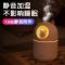 usb加湿器迷你家用卧室静音小型桌面空气喷雾器补水保湿创意礼物|萌宠A205加湿器粉色 七彩灯功能+5支棉心