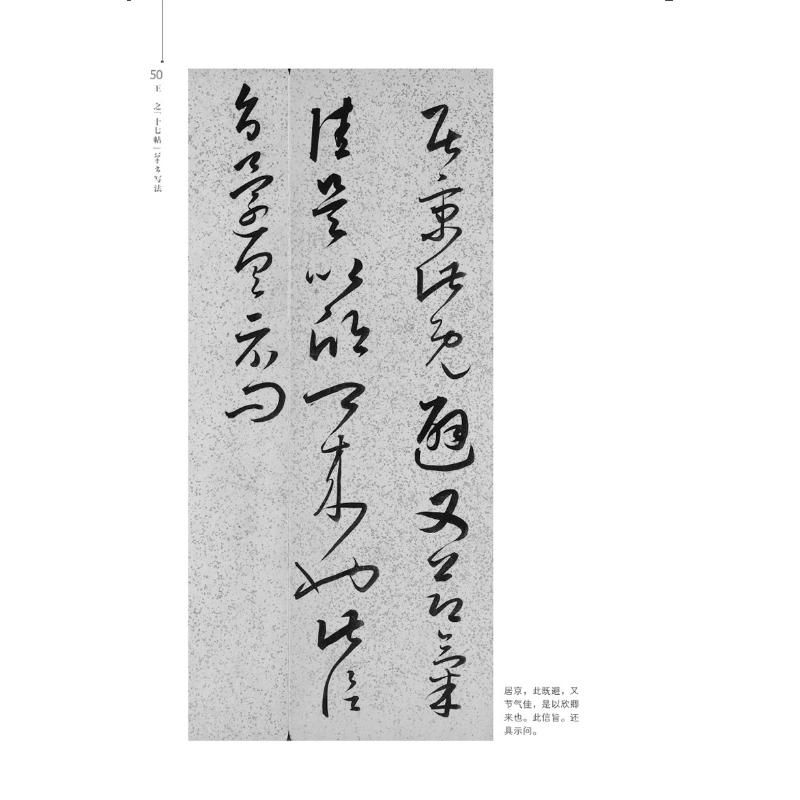 醉染图书王羲之“十七”草书写法9787558622991高清大图