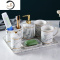 HAOYANGDAO轻奢陶瓷漱口杯家用刷牙杯欧式牙缸北欧卫浴洗漱套装托盘式牙具座 2口杯+1乳液瓶+1牙刷架+1肥洗漱杯