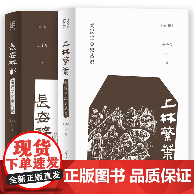 长安碎影秦汉文化史札记/上林繁叶秦汉生态史丛说 论衡王子今作品系列上海人民出版社中国历史文化传统商鞅变法高清大图