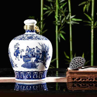 扳倒井白酒60度井窖原浆青花大坛5000ml原浆白酒礼盒装坛装白酒