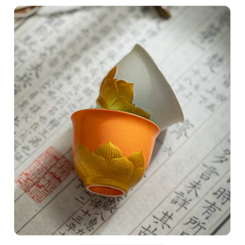 敦煌文创家居器皿艺术陶瓷摆件中式禅意设计手工雕刻敦煌壁画纹样复古雅致装饰品高清大图