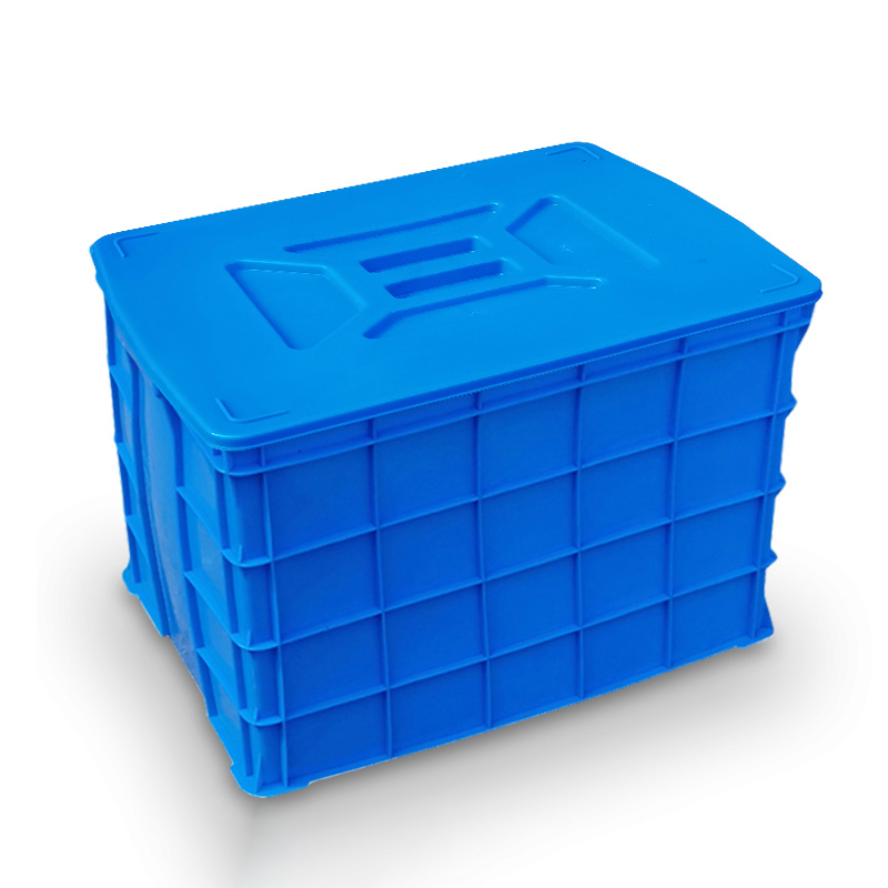 臻远ZY-SNXD-97收纳储物箱长方形物流中转箱带盖子 810*560*500mm高清大图