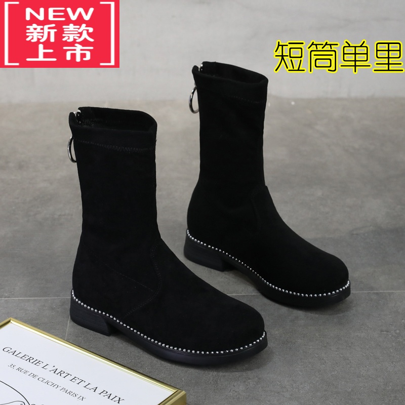 可莉允女童靴子2022春秋新款长筒靴儿童公主不过膝单靴小女孩长靴高筒靴