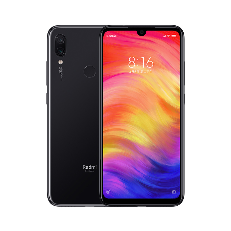 小米 (MI) Redmi Note 7满血骁龙660 4800万拍照千元机 4GB+64GB 亮黑色 水滴全面屏拍照游戏智能双卡双待小米红米移动联通电信全网通4G手机