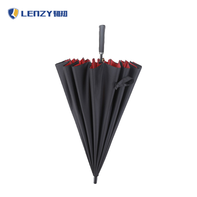 LENZY 韧知 雨伞 24骨双层-酒红/把高清大图