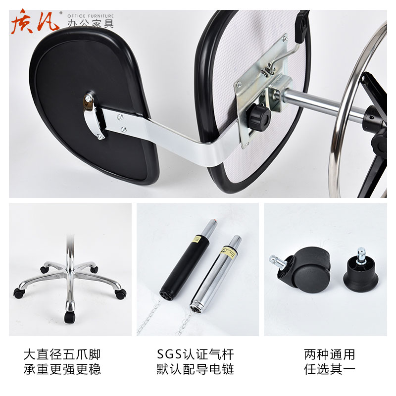 质凡防静电升降靠背椅实验室凳子防静电椅子无尘车间工厂防静电凳子高清大图