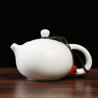 苏氏陶瓷整套陶瓷功夫茶具套装茶杯便携竹制干泡茶盘储水茶台茶道 月牙白