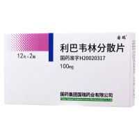 国瑞 利巴韦林分散片 100mg*24片/盒