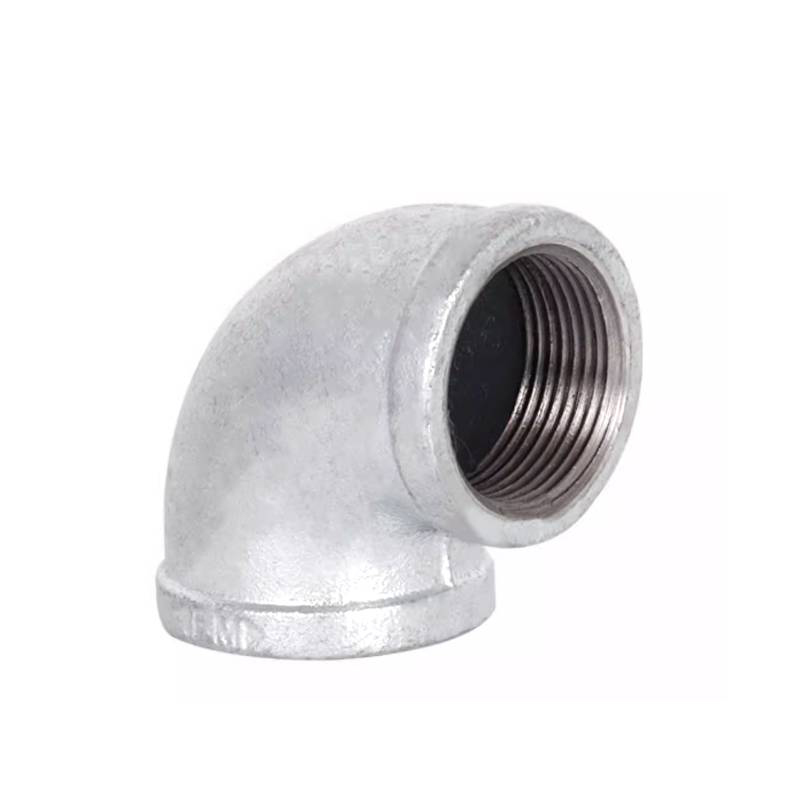 沐霓优品 镀锌弯头 DN15 个高清大图