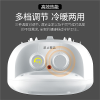 澳柯玛AUCMA取暖器818台式暖风机家用居浴室办公室小型节能省电暖气器热风