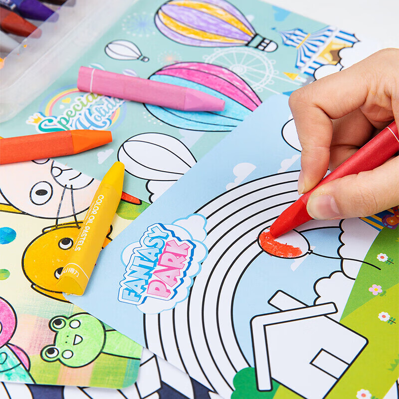 得力72073_36色油画棒(混)