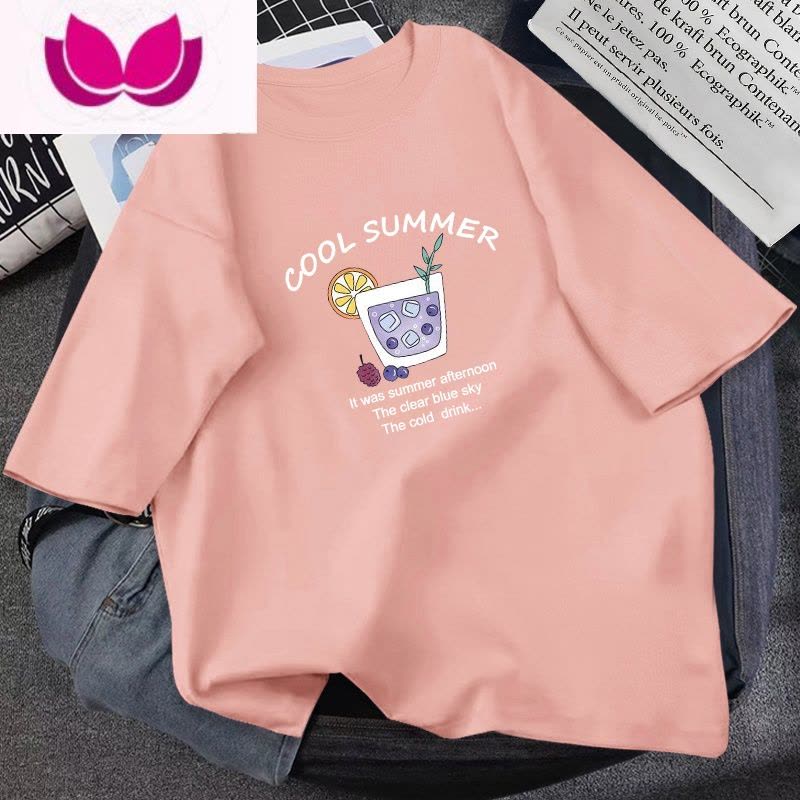 七斓t恤女2023年新款短袖夏装网红宽松韩版百搭白色t恤上衣少女潮ins图片