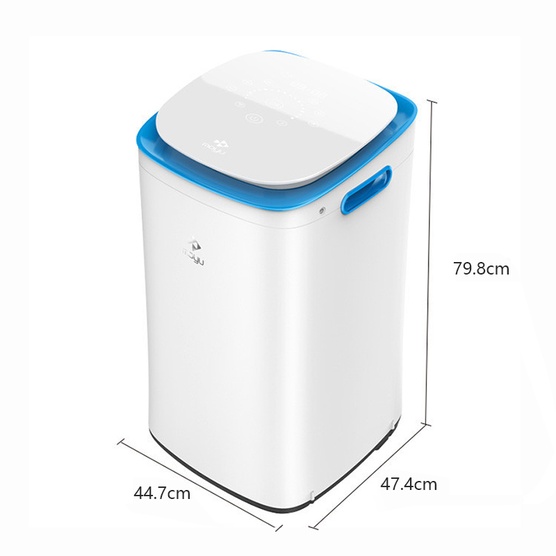摩鱼(moyu)XQB30-X1 3公斤 全自动母婴儿童宝宝内衣家用 智能APP控制 非变频小波轮迷你洗衣机(炫蓝)