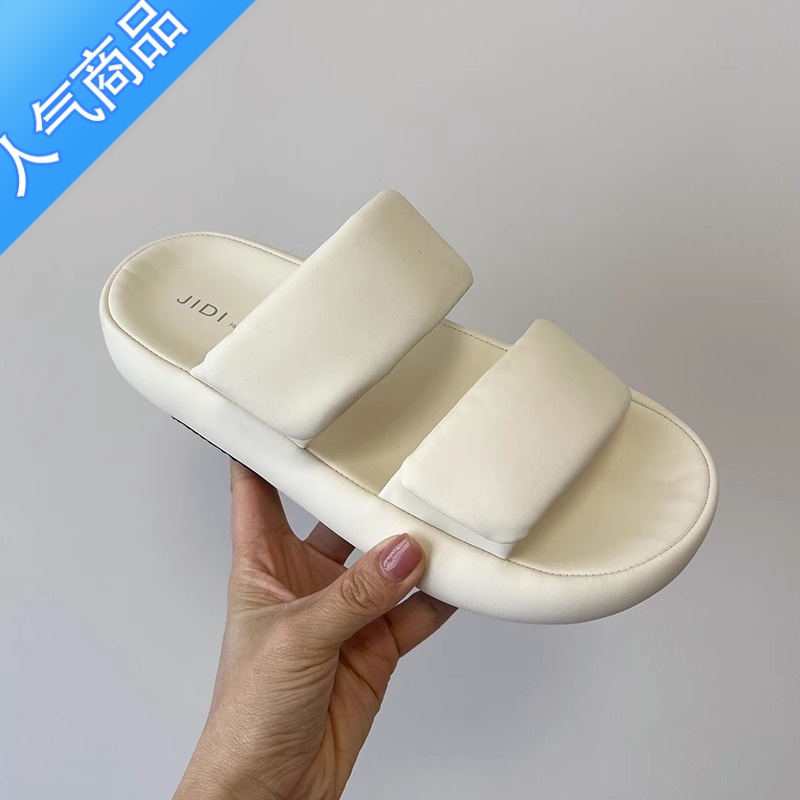 SUNTEK凉拖鞋女夏天外穿2023新款软底踩屎感超火凉鞋厚底凉鞋高级感网红高清大图